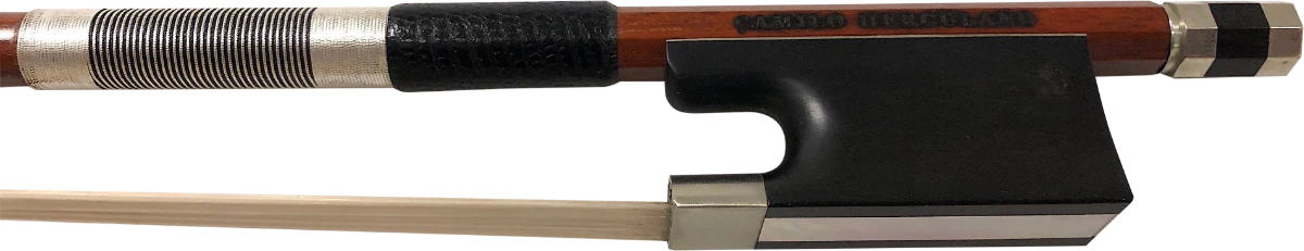 Nickel Fully-Pearl-Mounted Performance Violin Bow